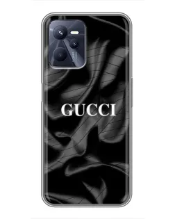 Чехол для Realme C35 с картинкой «Gucci — шелковые волны»