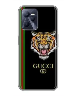 Чехол для Realme C35 с картинкой «Тигр Gucci»