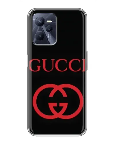 Чехол для Realme C35 с картинкой «Gucci — красный логотип» Чехол для Realme C35 с картинкой «Gucci — красный логотип»