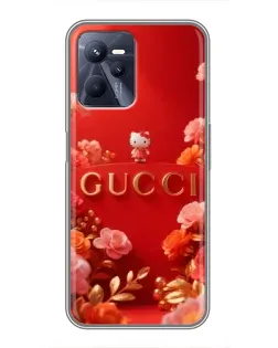 Чехол для Realme C35 с картинкой «Gucci — золотой сад»