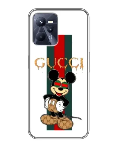 Чехол для Realme C35 с картинкой «Микки Маус Gucci — полосы» Чехол для Realme C35 с картинкой «Микки Маус Gucci — полосы»