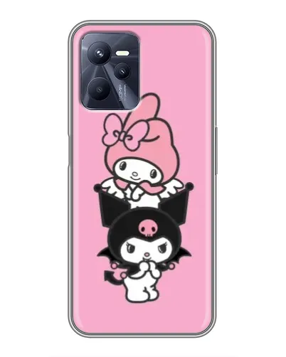 Чехол для Realme C35 с картинкой «My Melody и Kuromi»