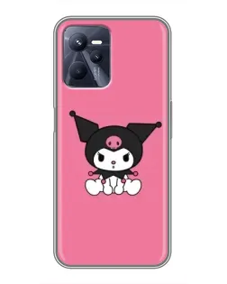 Чехол для Realme C35 с картинкой «Хмурая Kuromi»