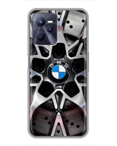 Чехол для Realme C35 с картинкой «BMW — деталь диска»