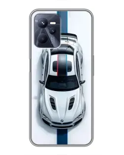 Чохол для Realme C35 з картинкою «Вид зверху — BMW M»
