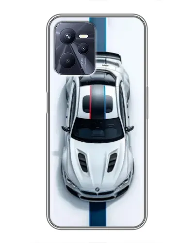 Чехол для Realme C35 с картинкой «Вид сверху — BMW M»
