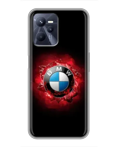 Чехол для Realme C35 с картинкой «Логотип BMW — вспышка»