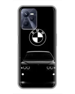 Чехол для Realme C35 с картинкой «BMW — взгляд из темноты»