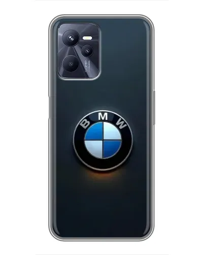 Чехол для Realme C35 с картинкой «Логотип BMW — минимализм»