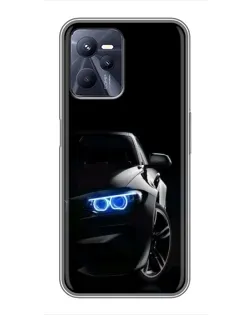Чохол для Realme C35 з картинкою «BMW — нічний погляд»