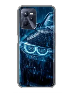 Чохол для Realme C35 з картинкою «BMW під дощем»