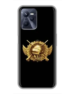 Чохол для Realme C35 з картинкою «PUBG — помаранчевий градієнт» Чохол для Realme C35 з картинкою «PUBG — помаранчевий градієнт»