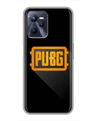 Чехол для Realme C35 с картинкой «PUBG — рамка лого» Чехол для Realme C35 с картинкой «PUBG — рамка лого»