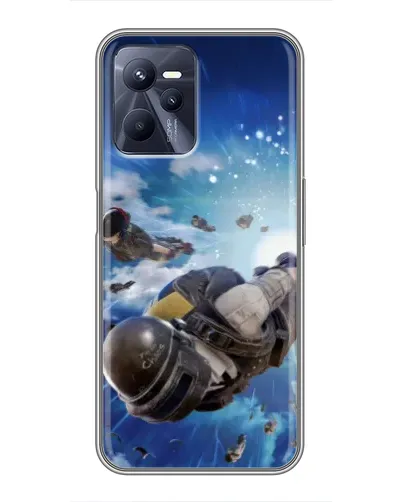 Чехол для Realme C35 с картинкой «Десант PUBG — прыжок» Чехол для Realme C35 с картинкой «Десант PUBG — прыжок»