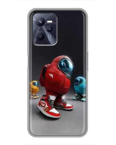 Чехол для Realme C35 с картинкой «Among Us — 3D стиль»