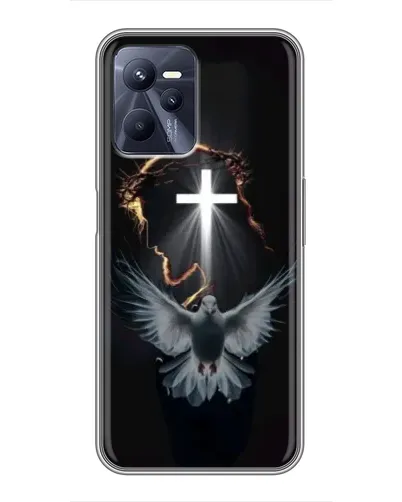 Чехол для Realme C35 с картинкой «Голубь и Свет»