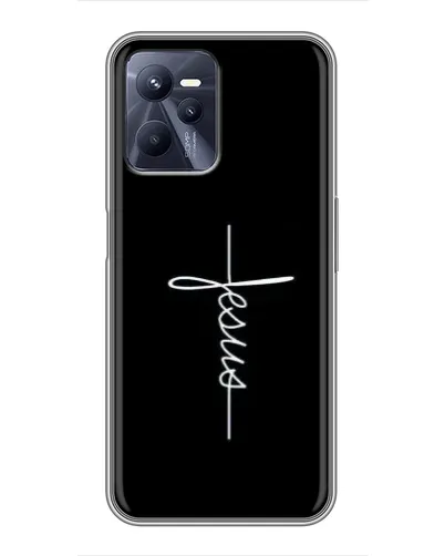 Чехол для Realme C35 с картинкой «Тонкая линия веры»