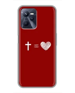Чохол для Realme C35 з картинкою «Рівняння любові»
