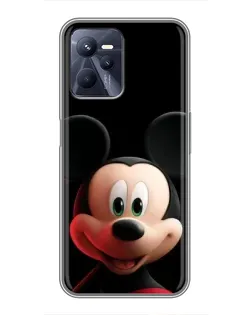 Чехол для Realme C35 с картинкой «Улыбающийся Микки Маус»