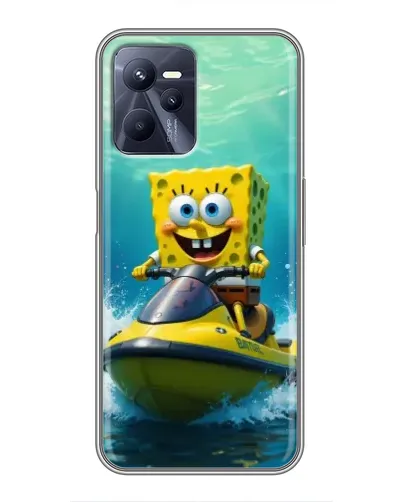 Чехол для Realme C35 с картинкой «Спанч Боб на гидроцикле» Чехол для Realme C35 с картинкой «Спанч Боб на гидроцикле»