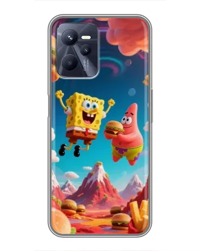 Чехол для Realme C35 с картинкой «Космический фастфуд» Чехол для Realme C35 с картинкой «Космический фастфуд»