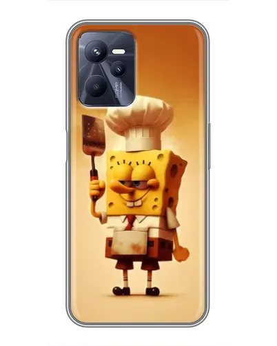 Чехол для Realme C35 с картинкой «Губка Боб повар» Чехол для Realme C35 с картинкой «Губка Боб повар»