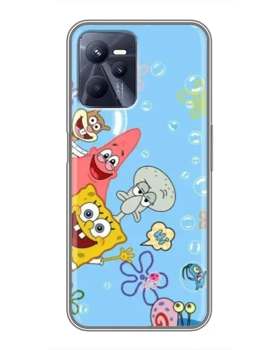 Чехол для Realme C35 с картинкой «Веселые пузырьки» Чехол для Realme C35 с картинкой «Веселые пузырьки»