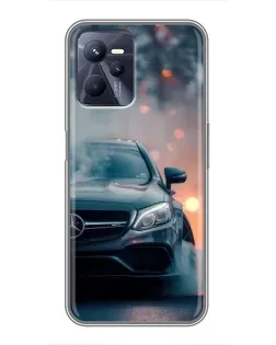 Чохол для Realme C35 з картинкою «Mercedes — нічне місто»
