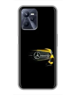 Чехол для Realme C35 с картинкой «Mercedes — ретро стиль»