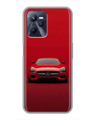Чехол для Realme C35 с картинкой «Красный Mercedes AMG»