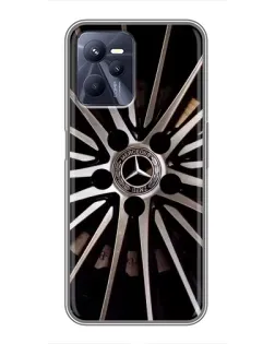 Чехол для Realme C35 с картинкой «Диск Mercedes»
