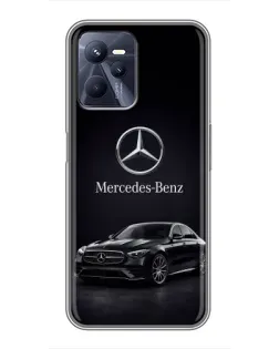 Чехол для Realme C35 с картинкой «Mercedes — решетка радиатора»