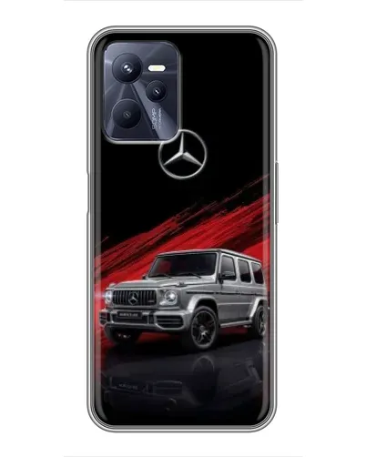 Чехол для Realme C35 с картинкой «Mercedes G-Class красный»