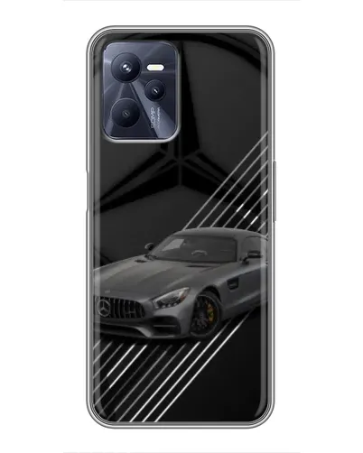 Чехол для Realme C35 с картинкой «Mercedes AMG — графика»
