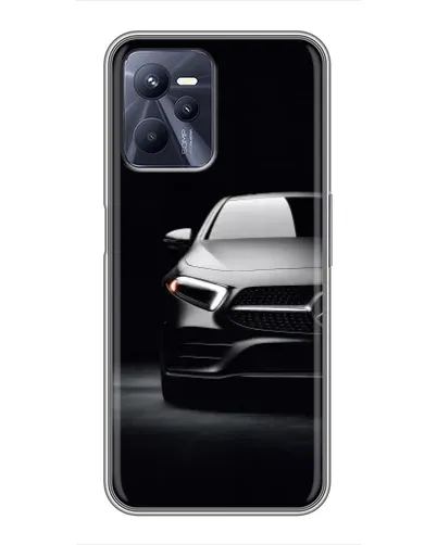 Чехол для Realme C35 с картинкой «Свет фар Mercedes»