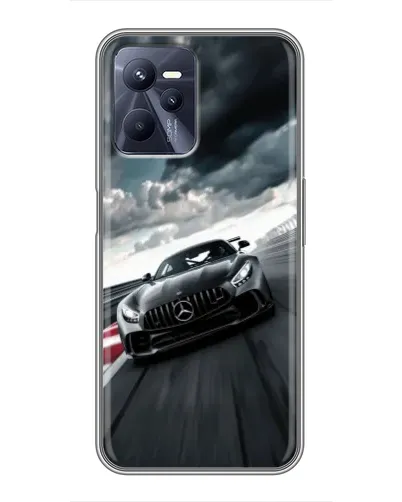 Чехол для Realme C35 с картинкой «Гоночный Mercedes AMG»