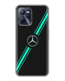 Чохол для Realme C35 з картинкою «Спортивні лінії Mercedes» Чохол для Realme C35 з картинкою «Спортивні лінії Mercedes»