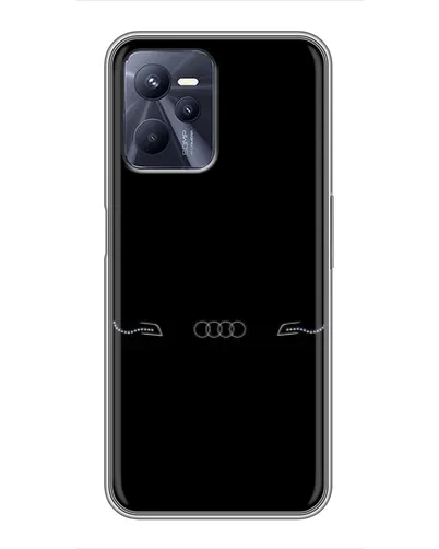 Чехол для Realme C35 с картинкой «Audi — световой подпись»