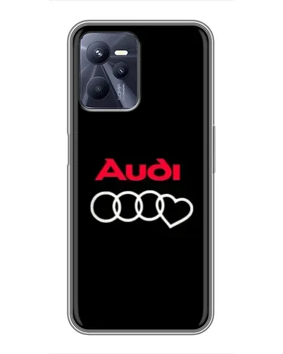 Чехол для Realme C35 с картинкой «Логотип Audi Heart»
