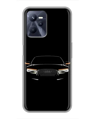 Чехол для Realme C35 с картинкой «Audi — ночной контур»