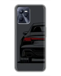 Чехол для Realme C35 с картинкой «Задняя часть Audi — арт»