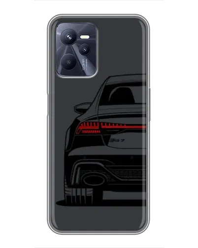 Чехол для Realme C35 с картинкой «Задняя часть Audi — арт»