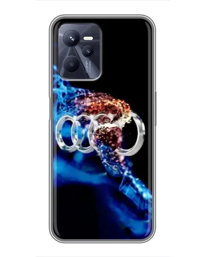 Чехол для Realme C35 с картинкой «Энергия лого Audi»