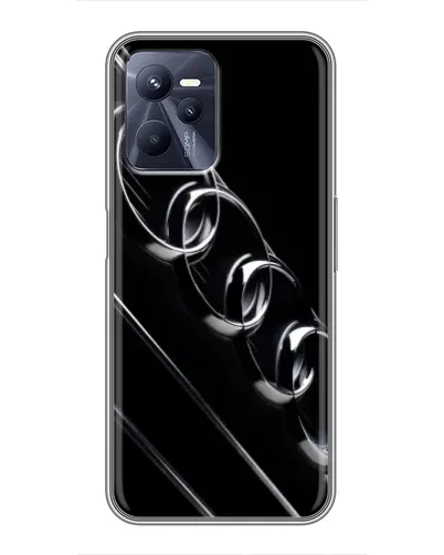 Чехол для Realme C35 с картинкой «Audi — абстрактные кольца»