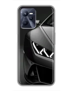 Чохол для Realme C35 з картинкою «Lamborghini фари деталізація»