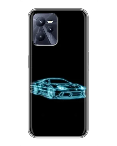 Чохол для Realme C35 з картинкою «Неоновий контур Lamborghini» Чохол для Realme C35 з картинкою «Неоновий контур Lamborghini»