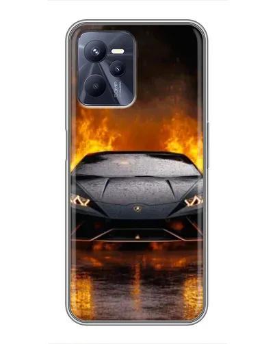 Чохол для Realme C35 з картинкою «Lamborghini у вогні» Чохол для Realme C35 з картинкою «Lamborghini у вогні»