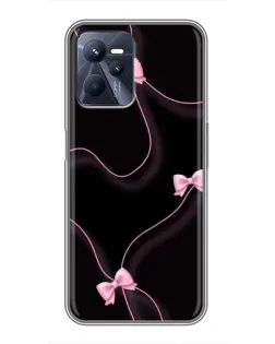Чехол для Realme C35 с картинкой «Розовые ленты»
