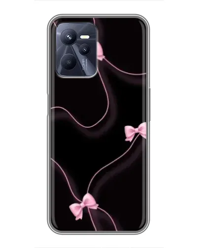 Чехол для Realme C35 с картинкой «Розовые ленты»