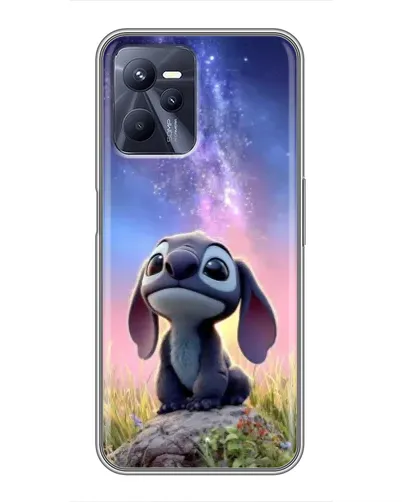 Чехол для Realme C35 с картинкой «Стич на рассвете» Чехол для Realme C35 с картинкой «Стич на рассвете»